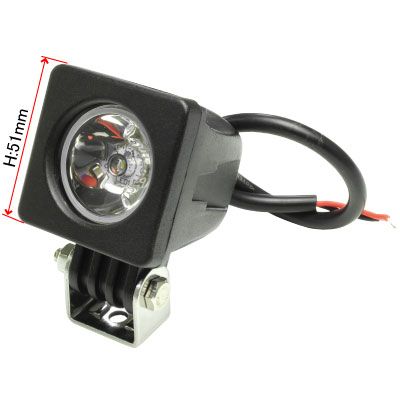 AP 10W LEDスポットビーム 角型ワークライト — PLOW(プラウ) AP 10W LEDスポットビーム 角型ワークライト — PLOW(プラウ)