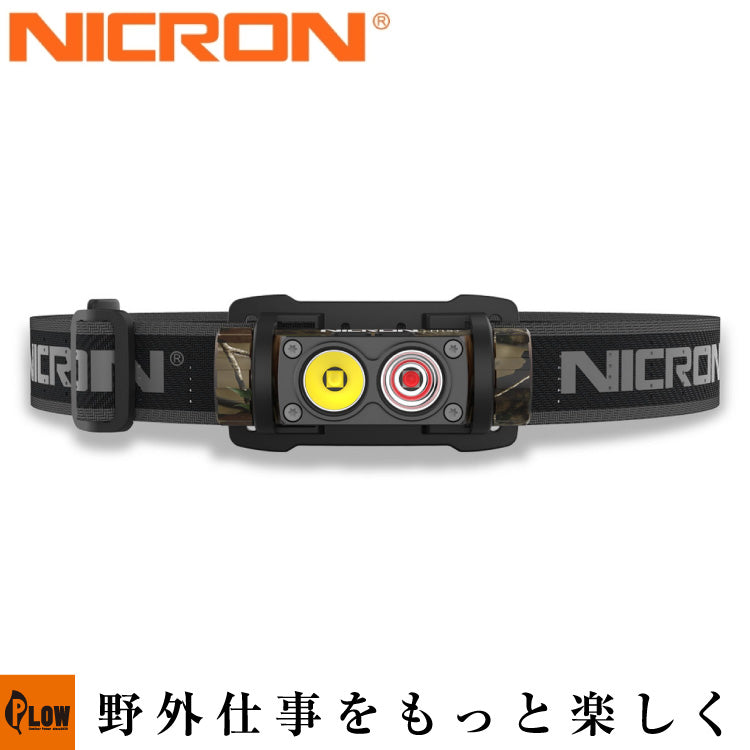Nicron H15+ camoヘッドライト500LM — PLOW(プラウ)公式ストア