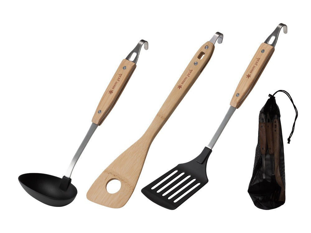 スノーピーク　キッチンツールセット　廃盤品 スノーピーク snowpeak キッチンツールセット（収納ケース付き）【CS