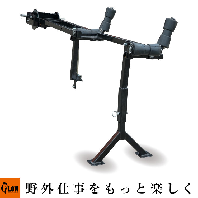 薪割り機マットブラック二号機　全補強済商品 縦横兼用薪割り機 GLS30｜薪割り機｜商品情報｜プラウ PLOW