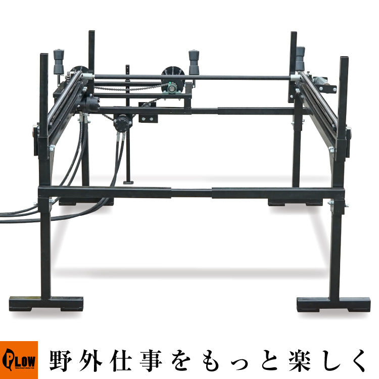 プラウ大型薪割り機 GWP17 オプション チェンログローダー — PLOW