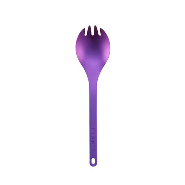 スノーピーク チタン先割れスプーン 限定 Titanium spork PR パープル