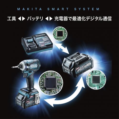 マキタ 充電式インパクトレンチ TW001GRDX バッテリBL4025×2本・充電器DC40RA・ケース付【TW001GRDX】